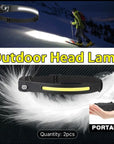 🔦 2x MACROCOSM Motion Sensor Headlamps