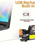 ๐ก Rechargeable LED Headlamp (Spotlight Beam)