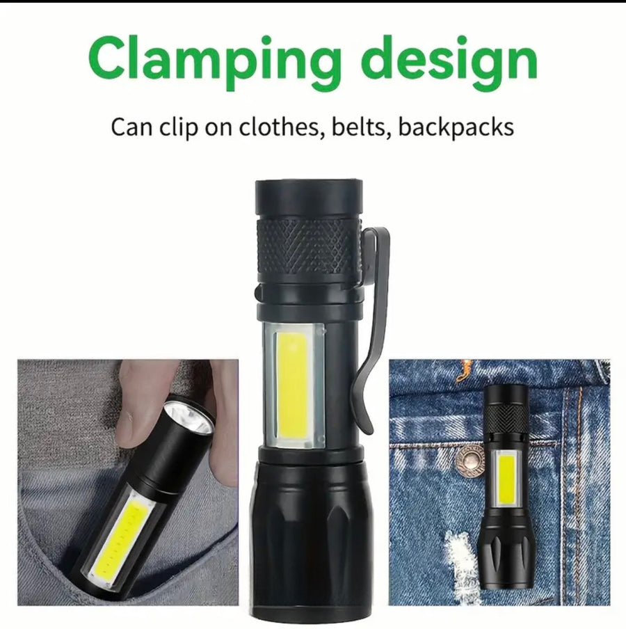 USB Rechargeable Mini Flashlight – Pocket-Sized Power, Big Performance