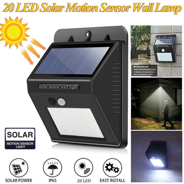 ☀️ Solar Motion Sensor Light – No Wires, No Fuss! 💡
