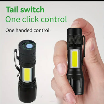 USB Rechargeable Mini Flashlight – Pocket-Sized Power, Big Performance