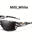 LOISRUBY Military-Style Polarized Sports Sunglasses