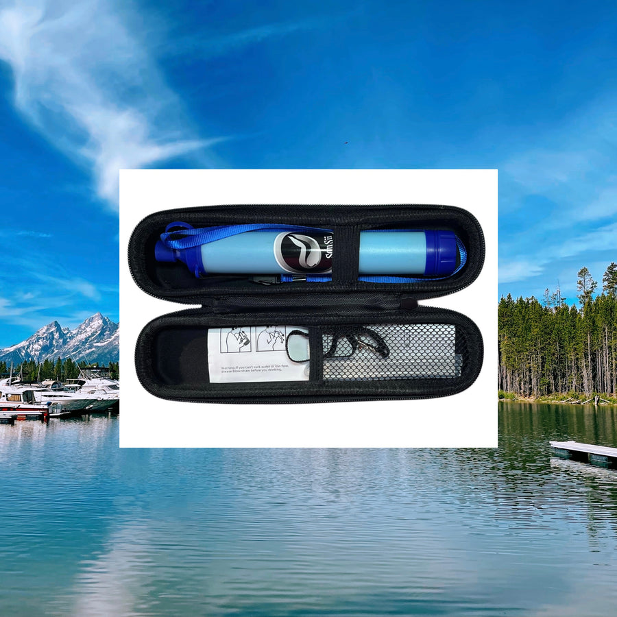 Buy the Combo! Official LifeStraw + Tough Carry Case – Clean Water Anywhere!