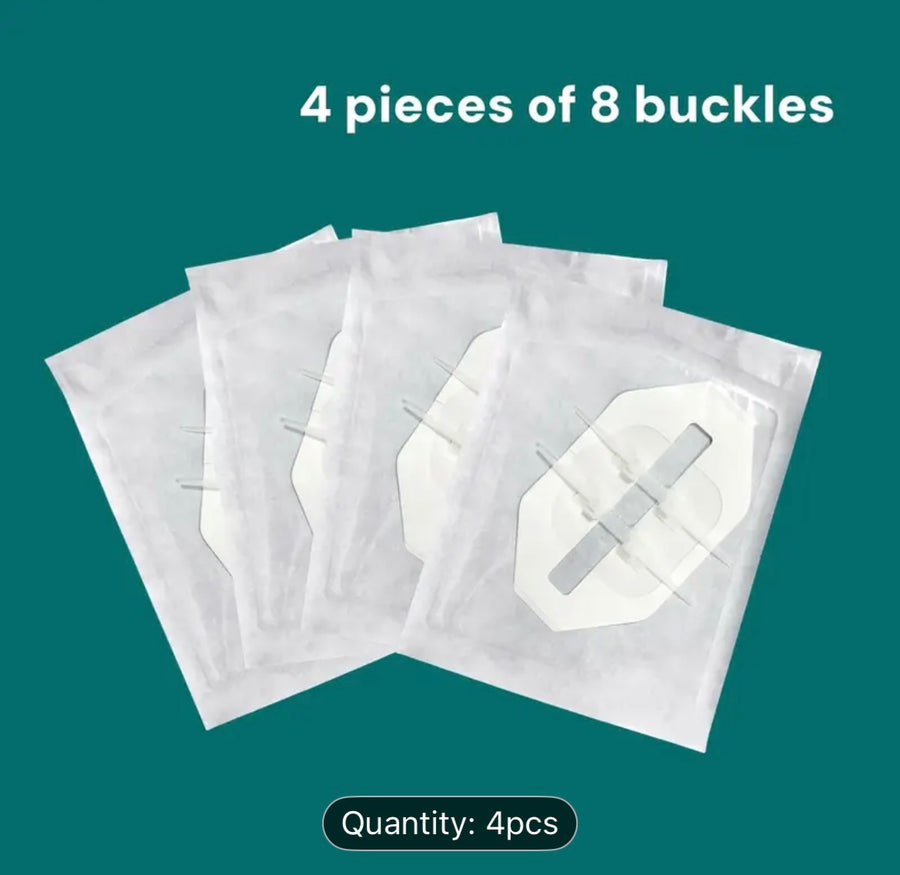 Quick-Zip Pressure Relief Closure Plasters (Packet of 8 buckles) Prepper Alert!