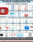 26-in-1 First-Aid / Survival Kit – Everything You Need, Ready to Go