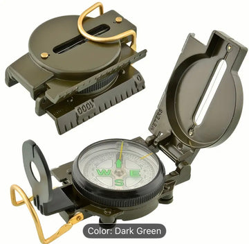 Professional Waterproof Military Compass for Navigation 🧭🌍Survival Essentials!
