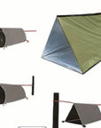 ⛺ 2-Person Emergency Survival Tent – Stay Warm, Stay Safe 🛡️