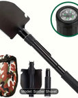 🪓⛏️  Folding Camping Shovel with Compass – Multi-Tool Power 💪