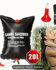 🚿 20L Portable Camping Shower Bag. Prepper Alert!