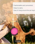 2-in-1 Foldable Pet Food Bowl!