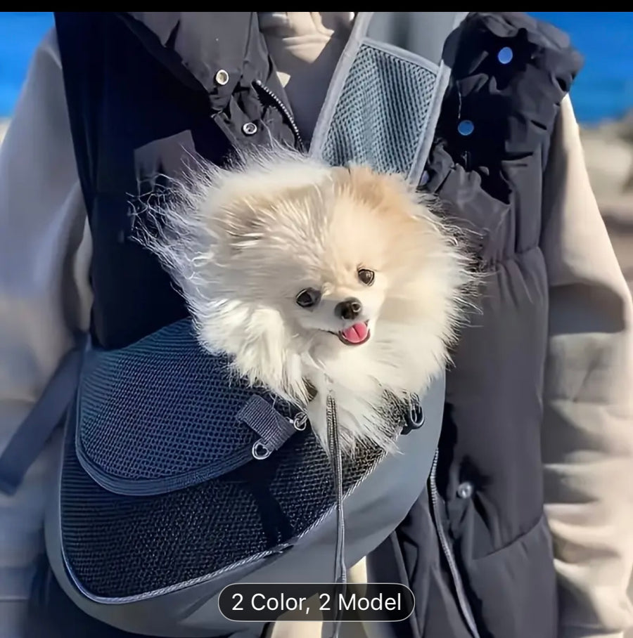 Breathable Pet Crossbody Backpack!