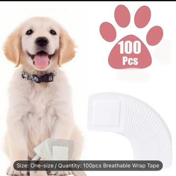 100pcs Pet Bandages – Non-Sticky Wraps