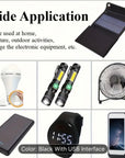 ☀️ 60W Foldable Solar Panel Charger – Power Anywhere!