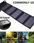 ☀️ 60W Foldable Solar Panel Charger – Power Anywhere!