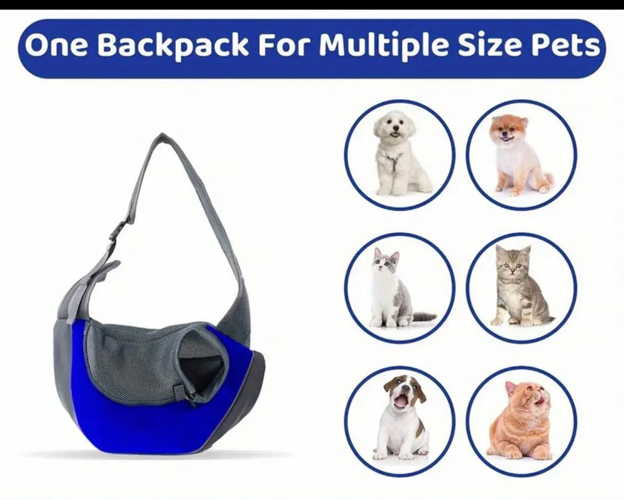 Breathable Pet Crossbody Backpack!