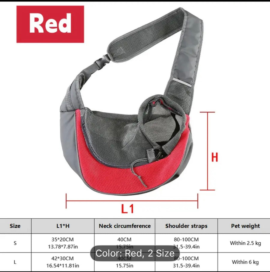 Breathable Pet Crossbody Backpack!