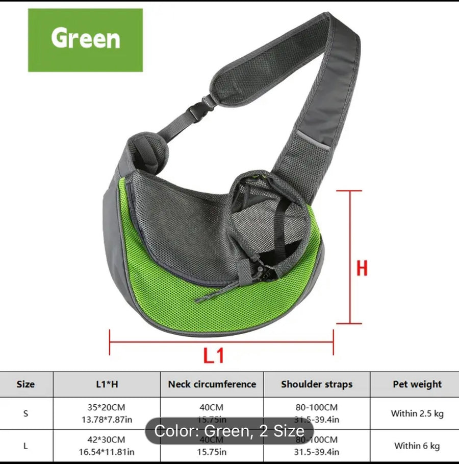 Breathable Pet Crossbody Backpack!