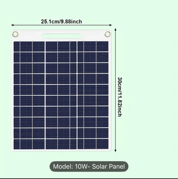 ☀️ Solar Panel with USB Port 🔋📱