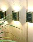 🌟 Solar Fence & Wall Lights – Warm Glow Edition 🌞💡🏡
