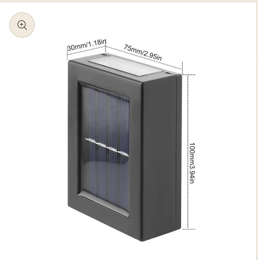 🌟 Solar Fence & Wall Lights – Warm Glow Edition 🌞💡🏡