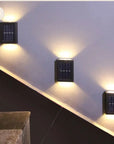 🌟 Solar Fence & Wall Lights – Warm Glow Edition 🌞💡🏡