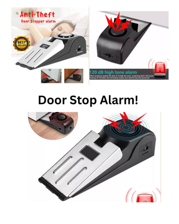 ✨ New Portable Door Stop Alarm – 120dB! Incredible Deal for limited time only!